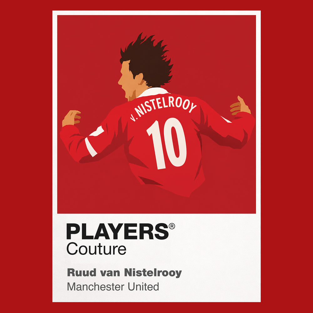 Ruud van Nistelrrooy Manchester United Icon Frame — Red