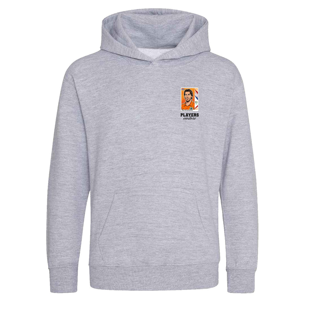 Ruud van Nistelrooy World Cup Sticker Kids Hoodie – ruud van nistelrooy sticker kids grey hoodie Players Couture design