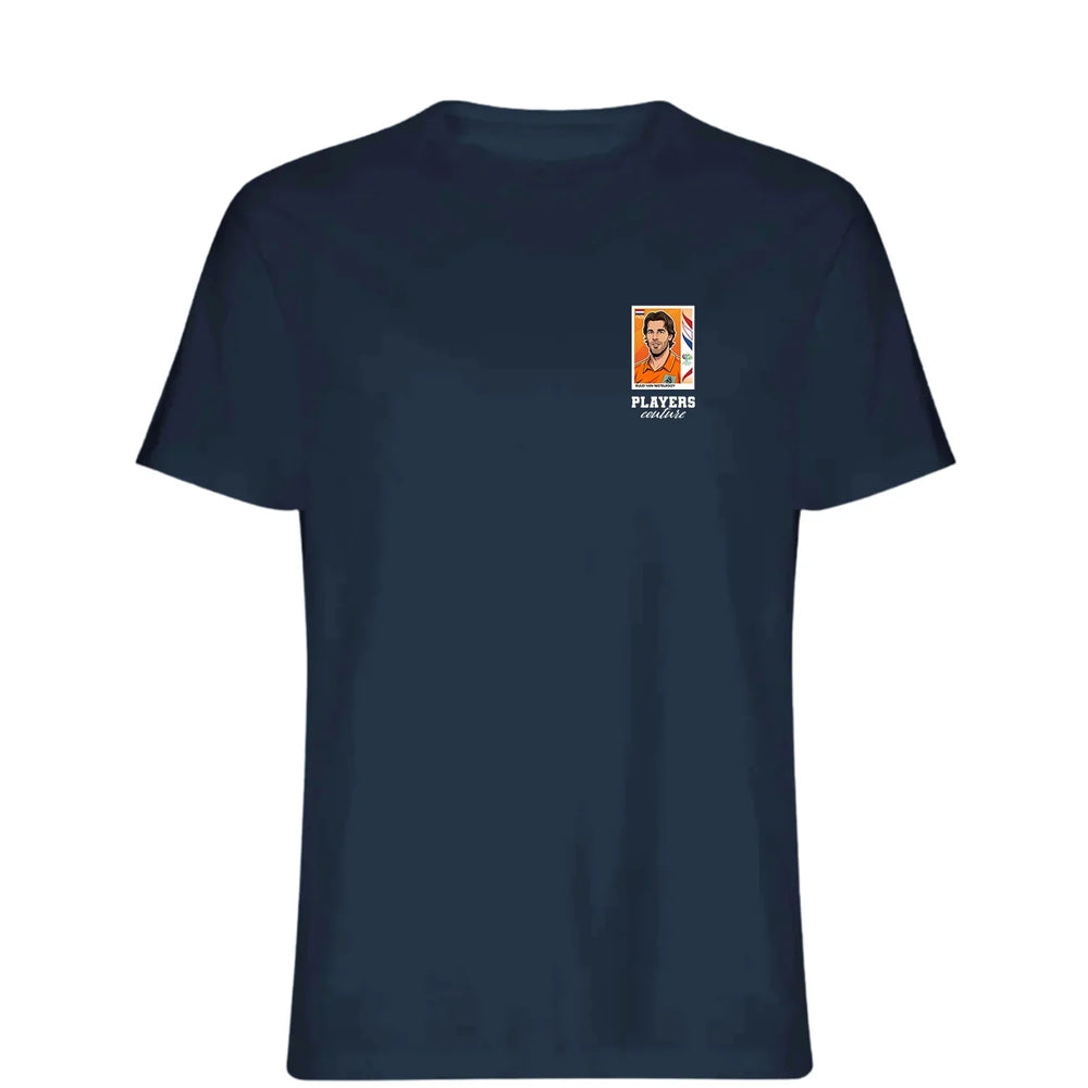 Ruud van Nistelrooy World Cup t-shirt – navy men's t-shirt featuring the Ruud van Nistelrooy World Cup Players Couture logo