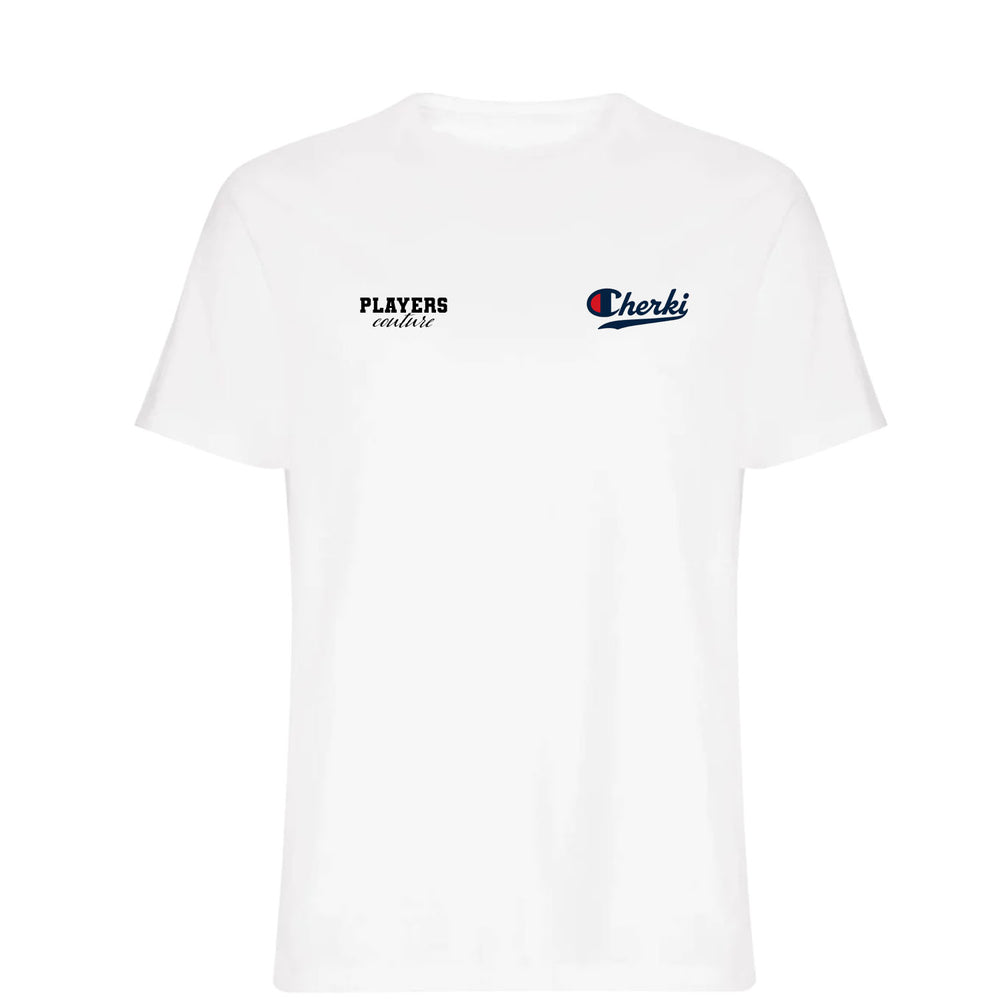 Ryan Cherki Logo Players Couture Men's T-Shirt White
