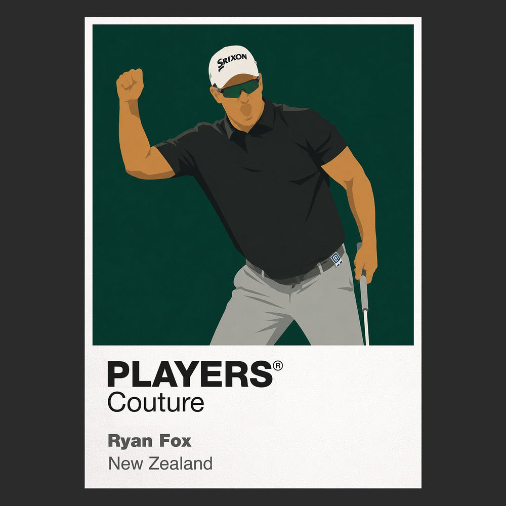 Ryan Fox Golf Icon Frame Men's Polo Shirt