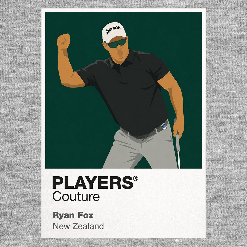 Ryan Fox Golf Icon Frame Men's Polo Shirt