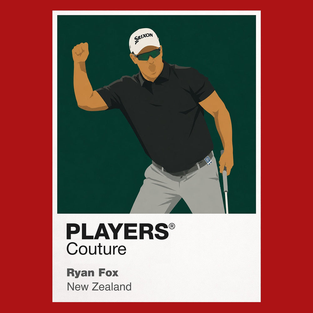 Ryan Fox Golf Icon Frame Men's Polo Shirt