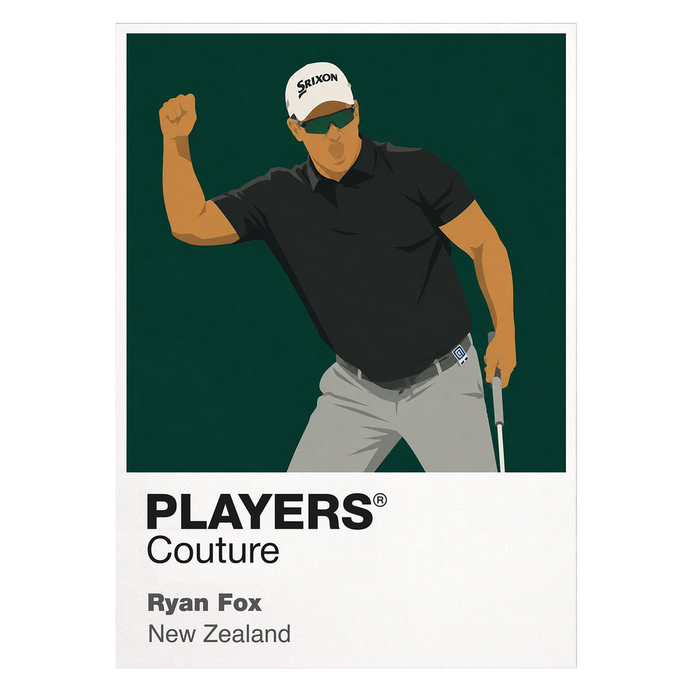 Ryan Fox Golf Icon Frame Men's Polo Shirt