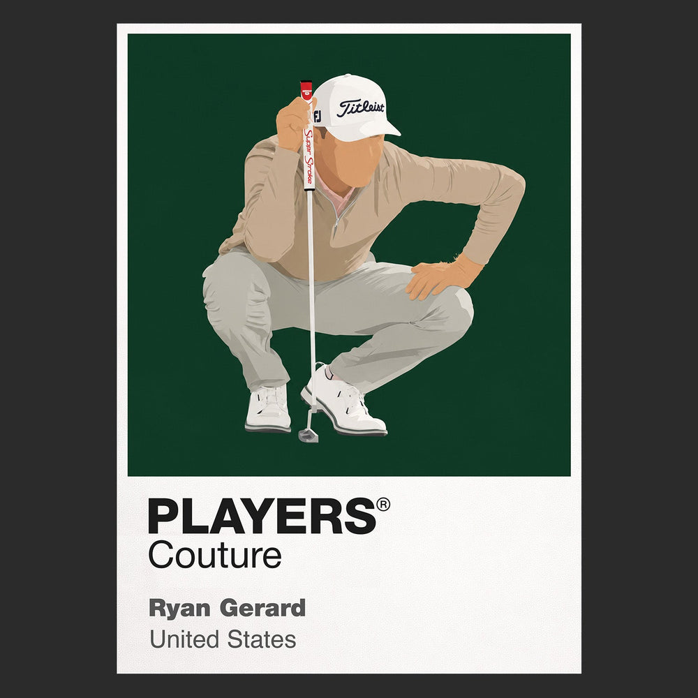 Ryan Gerard Golf Icon Frame Men's Polo Shirt