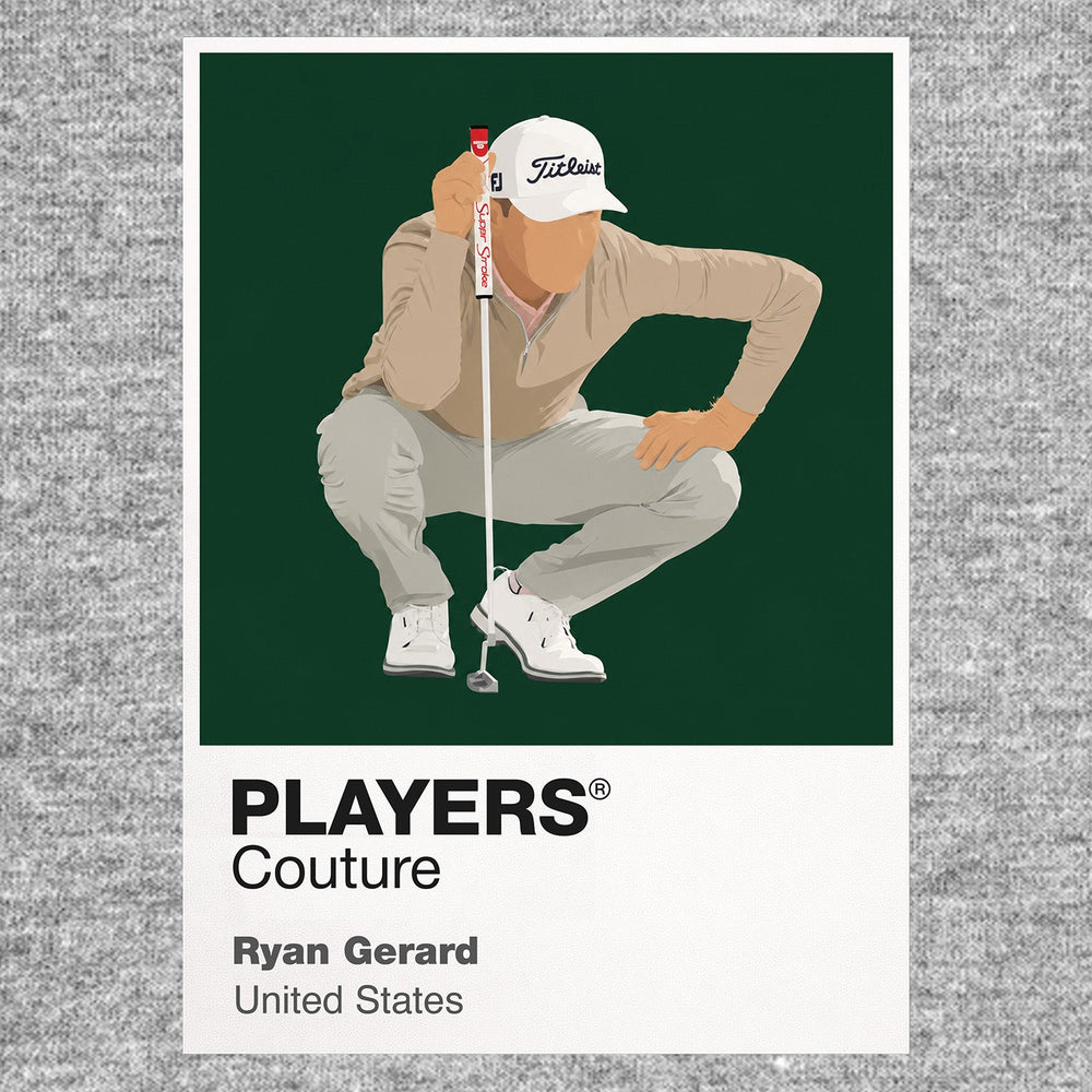Ryan Gerard Golf Icon Frame Men's Polo Shirt