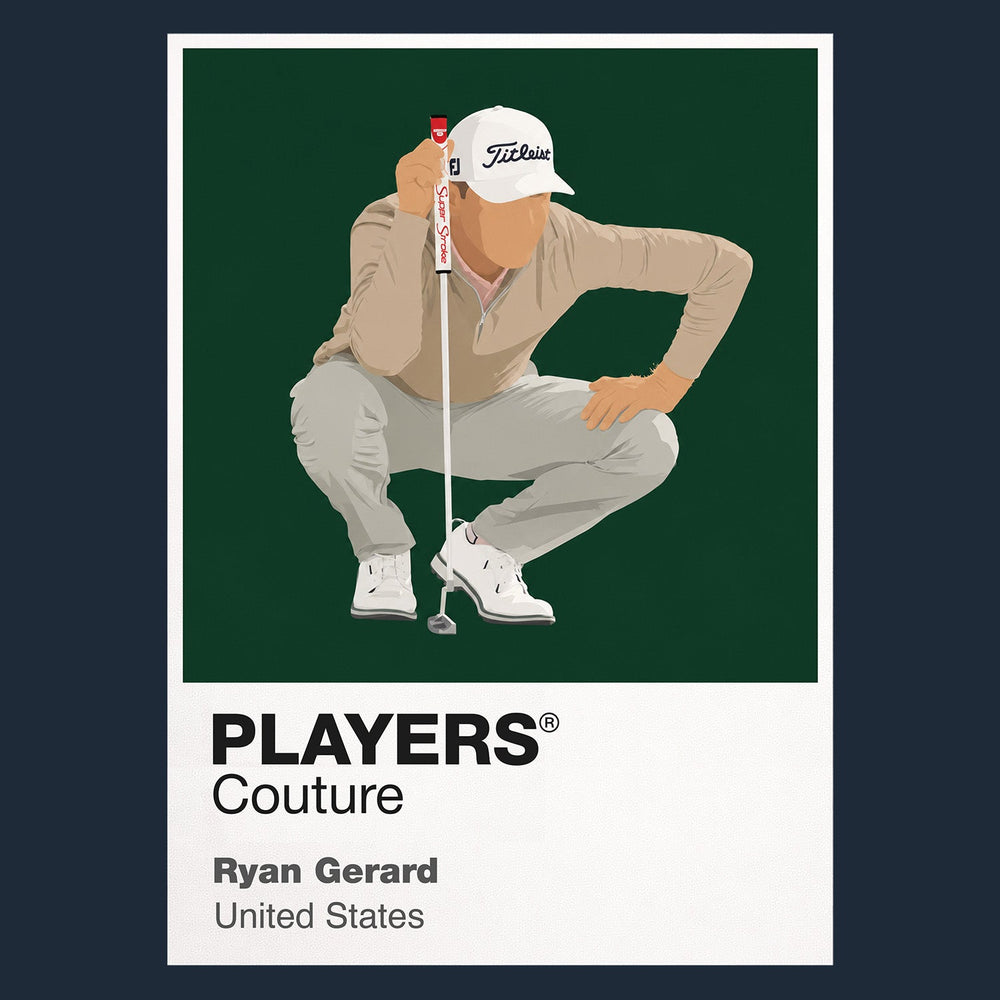 Ryan Gerard Golf Icon Frame Men's Polo Shirt