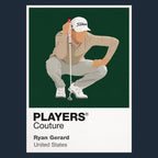 Ryan Gerard Golf Icon Frame Men's Polo Shirt in Navy - Players Couture Fanwear