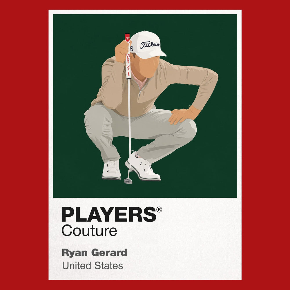 Ryan Gerard Golf Icon Frame Men's Polo Shirt