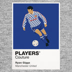 Ryan Giggs Blue Away Man United Icon Frame Men's T-Shirt