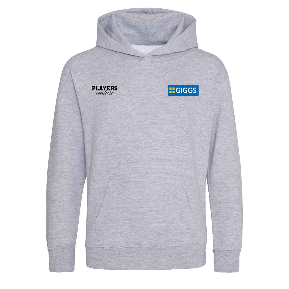 Ryan Giggs Logo Players Couture Kids Hoodie Gray