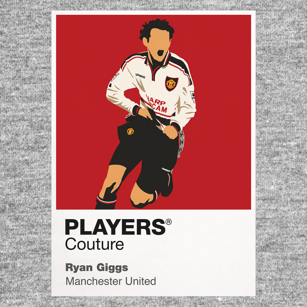 Ryan Giggs Manchester United Icon Frame — Gray