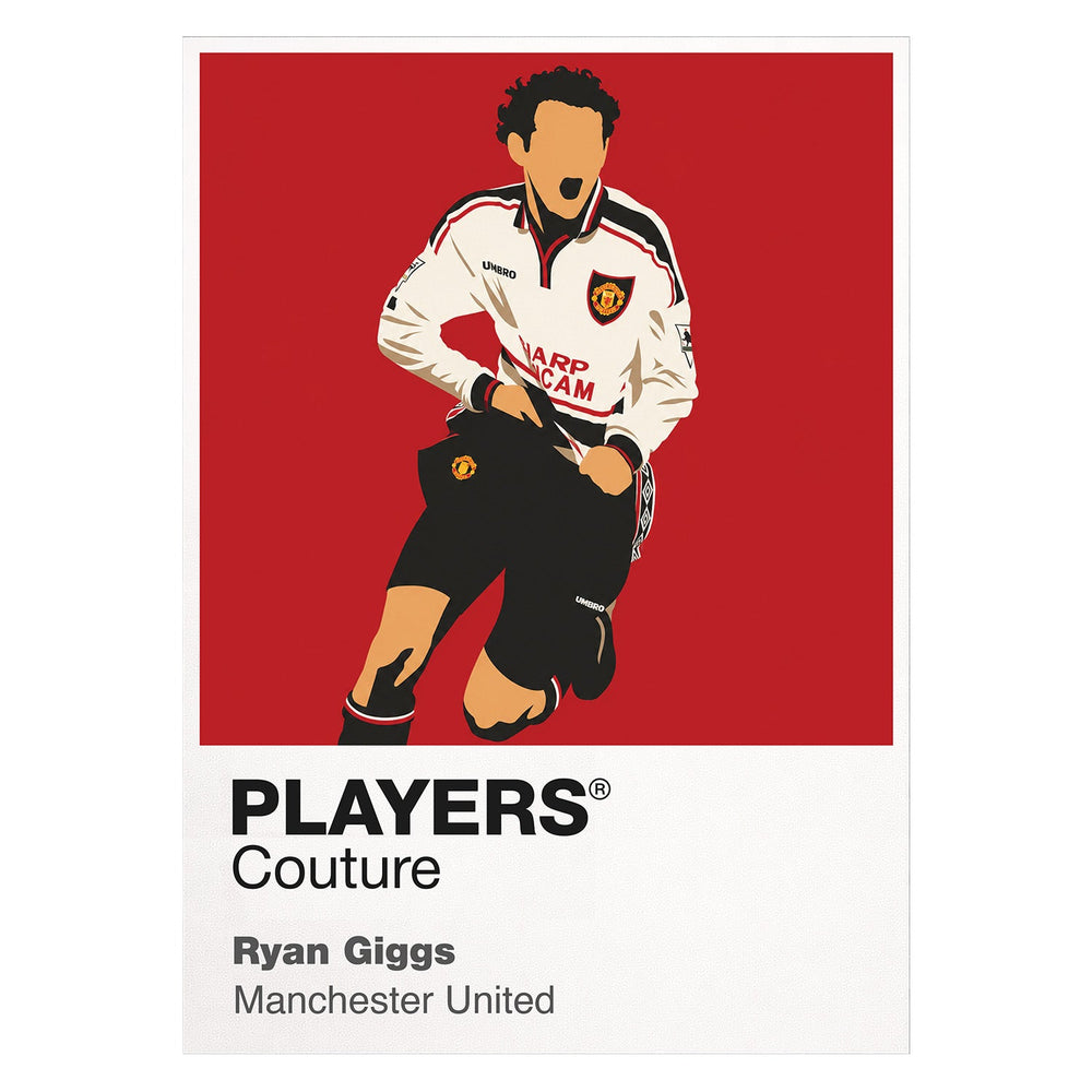 Ryan Giggs Manchester United Icon Frame — White