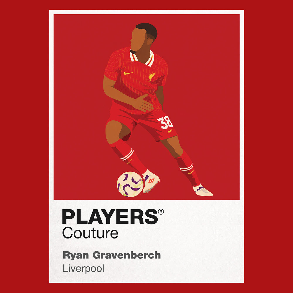 Ryan Gravenberch Liverpool Icon Frame — Red