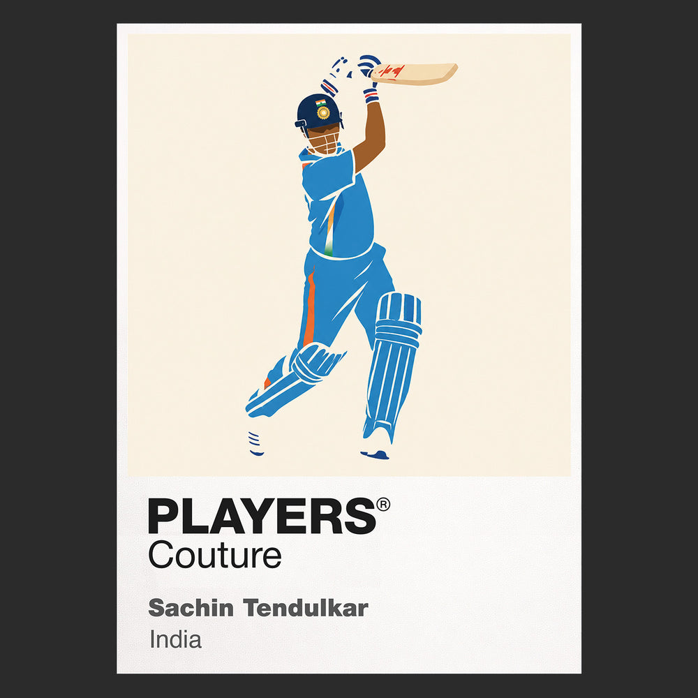 Sachin Tendulkar Cricket Icon Frame Men's Hoodie