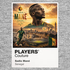 Sadio Mane Senegal Atlas Frame artwork by Players Couture
