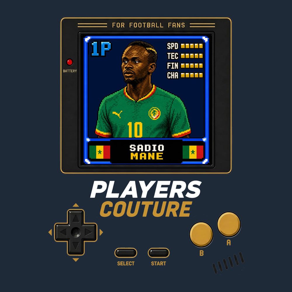 Sadio Mane Icon 8-Bit Men's Hoodie - image 7