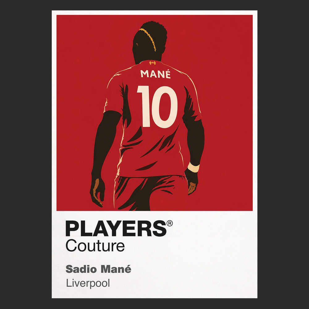 Sadio Mane Liverpool Icon Frame — Black