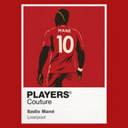 Sadio Mane Liverpool Icon Frame — Red