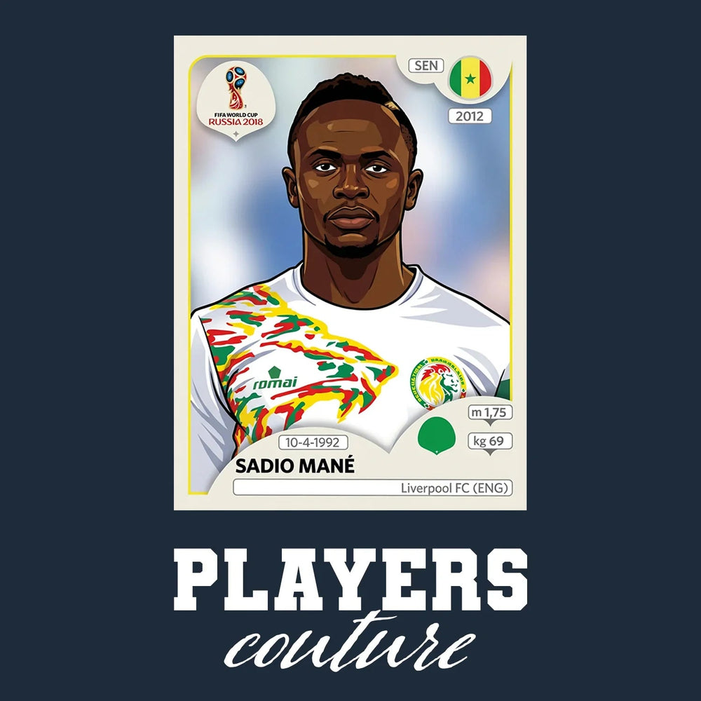 Sadio Mane World Cup Sticker Kids Hoodie – sadio mane navy Players Couture design