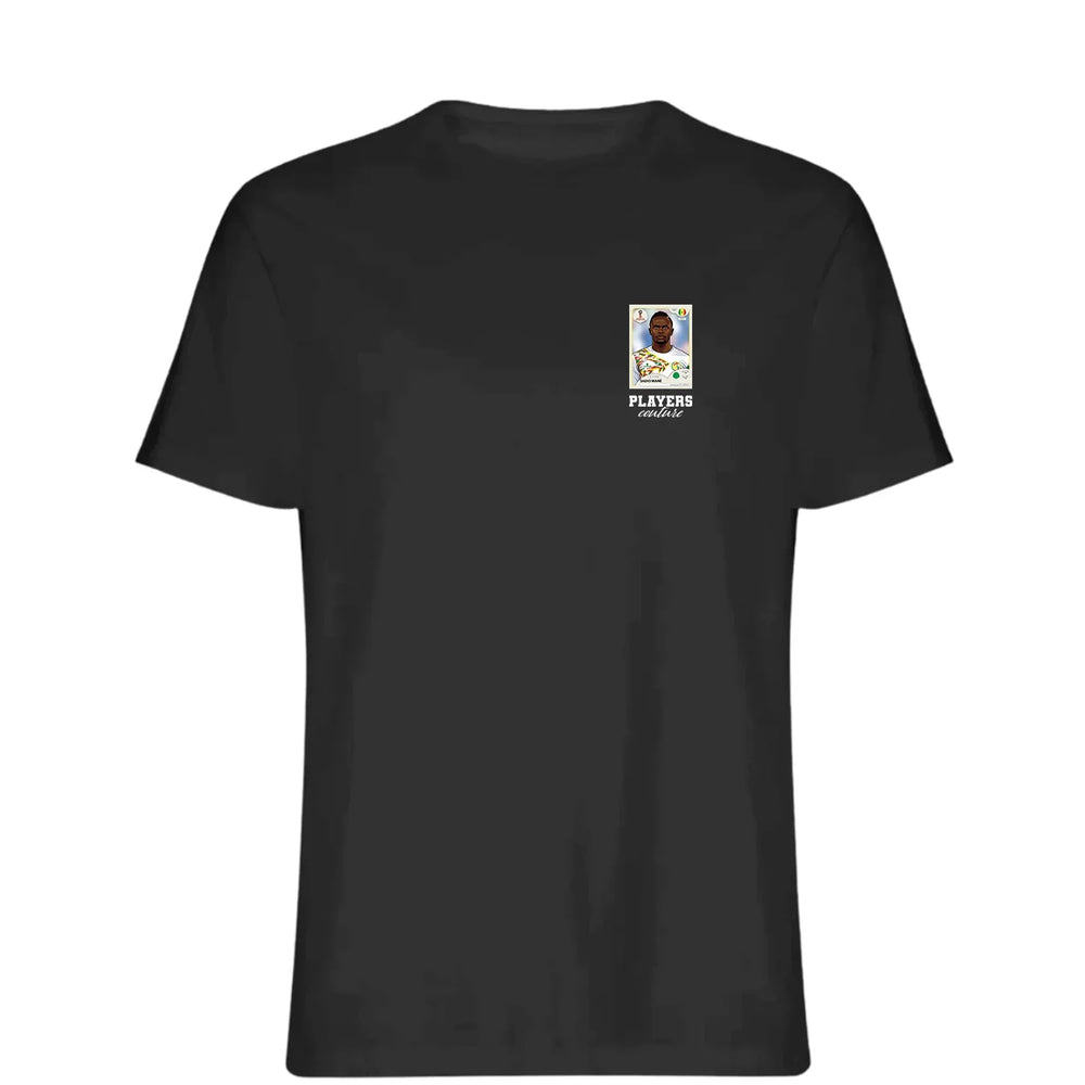 Sadio Mane World Cup t-shirt – black men's t-shirt featuring the Sadio Mane World Cup Players Couture logo