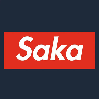 Bukayo Saka Logo Kids Hoodie – close-up detail shot of the Bukayo Saka Players Couture logo design