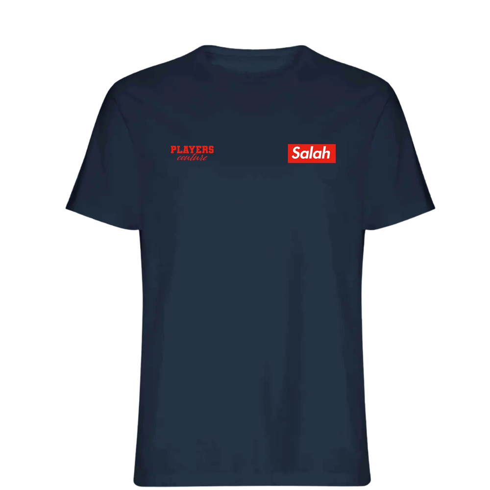 Mohamed Salah Logo Players Couture Mens T-Shirt Navy