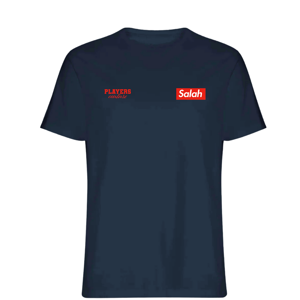 Mohamed Salah Logo Players Couture Mens T-Shirt Navy