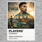 Salem Al-Dawsari Saudi Arabia Atlas Frame artwork by Players Couture