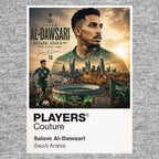 Salem Al-Dawsari Saudi Arabia Atlas Frame artwork by Players Couture