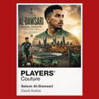 Salem Al-Dawsari Saudi Arabia Atlas Frame artwork by Players Couture