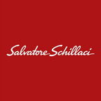 Salvatore Schillaci Logo Men's Hoodie – red close-up detail shot of the Salvatore Schillaci Players Couture logo design