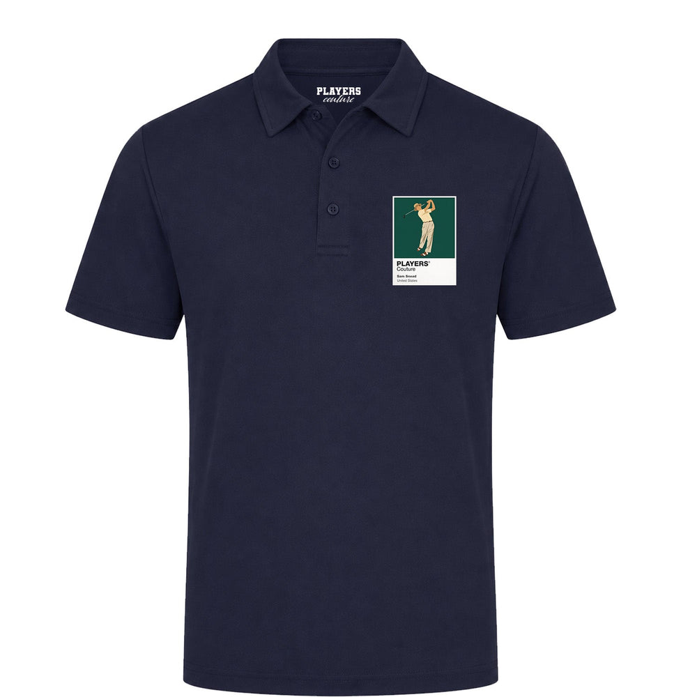 Sam Snead Golf Icon Frame Men's Polo Shirt - Navy