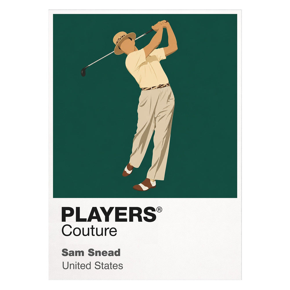 Sam Snead Golf Icon Frame Men's Polo Shirt