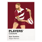 Sam Tomkins Wigan Warriors rugby league hoodie white