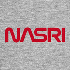Samir Nasri Logo Men's T-Shirt – grey close-up detail shot of the Samir Nasri Players Couture logo design
