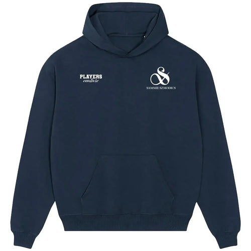 Sammie Szmodics hoodie – navy men's hoodie featuring the Sammie Szmodics Players Couture logo