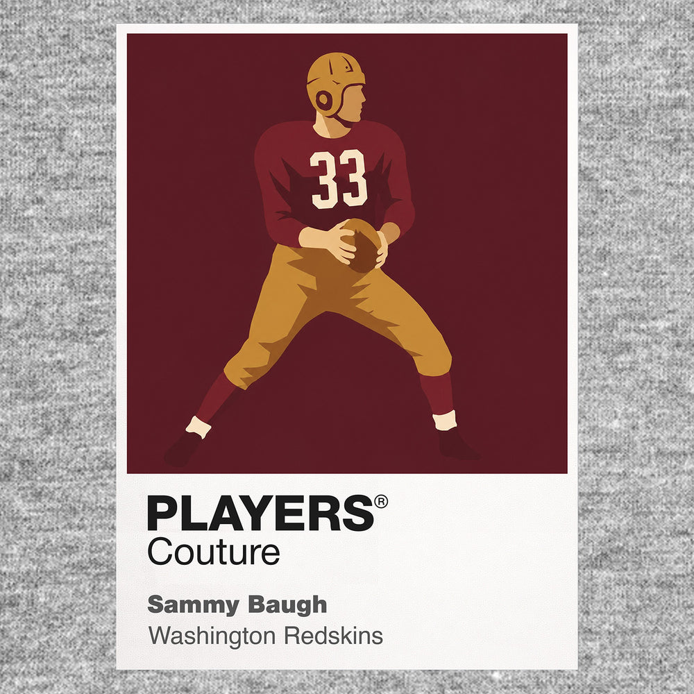 Sammy Baugh Redskins American Football Icon Frame Men's T-Shirt