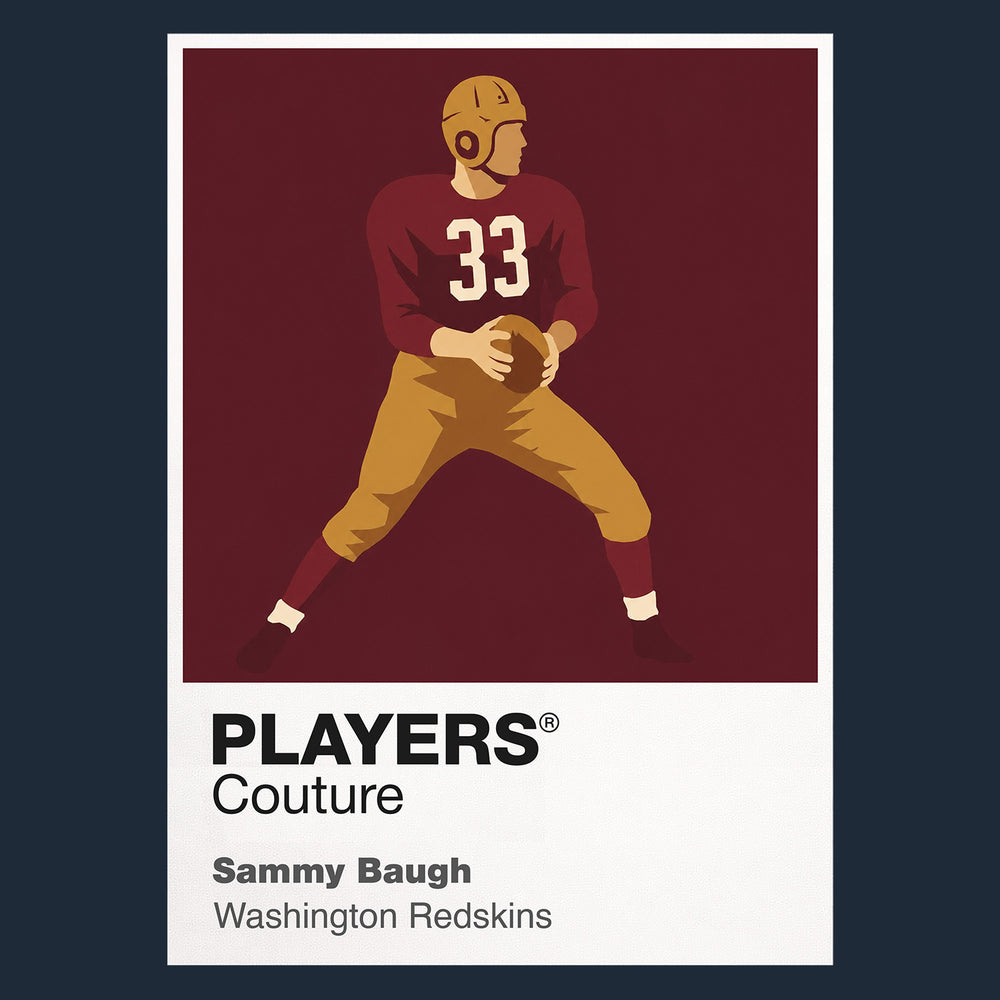 Sammy Baugh Redskins American Football Icon Frame Men's T-Shirt