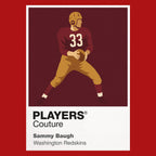 Sammy Baugh Redskins American Football Icon Frame Men's T-Shirt