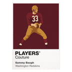Sammy Baugh Redskins American Football Icon Frame Men's T-Shirt