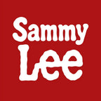 Sammy Lee Logo Men's Hoodie – red close-up detail shot of the Sammy Lee Players Couture logo design