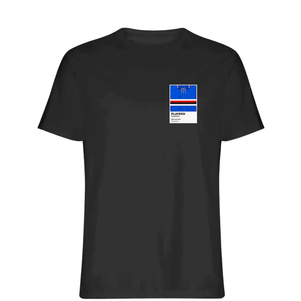 Sampdoria Classic Football Shirt Colours Frame Men's T-Shirt