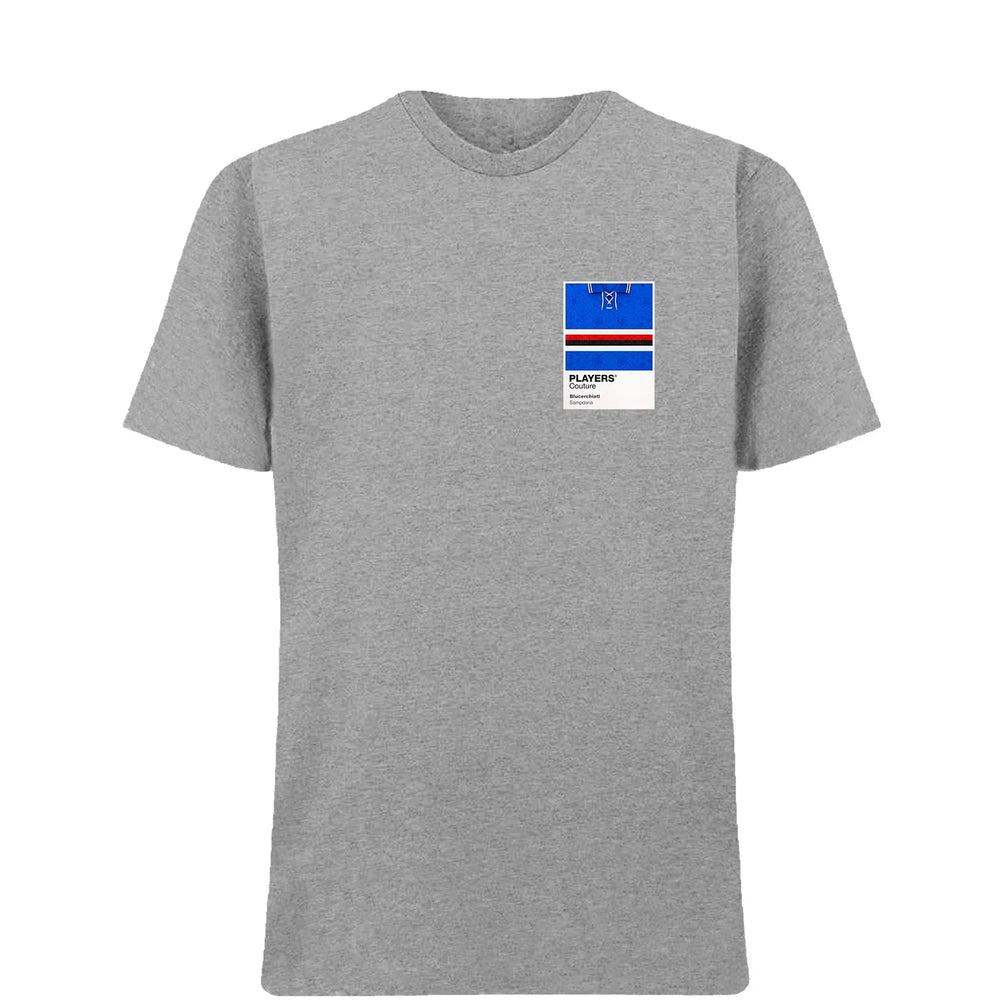 Sampdoria Classic Football Shirt Colours Frame Men's T-Shirt