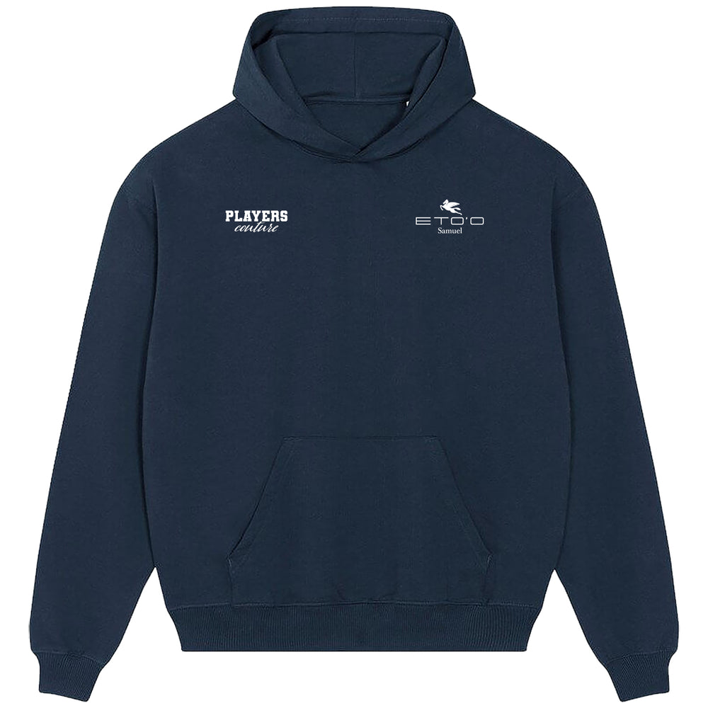 Samuel Eto'o Logo 2 Players Couture Men's Casual Hoodie Navy