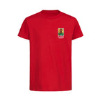 Samuel Eto'o World Cup Sticker Kids T-Shirt – samuel etoo sticker kids red tshirt Players Couture design