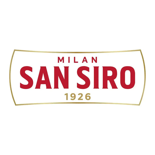 San Siro Logo Men's Hoodie – white close-up detail shot of the San Siro Players Couture logo design