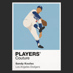 Sandy Koufax Dodgers Baseball Icon Frame - Icon Design