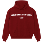 San Francisco 49ers Players Couture Men's Casual Hoodie Red