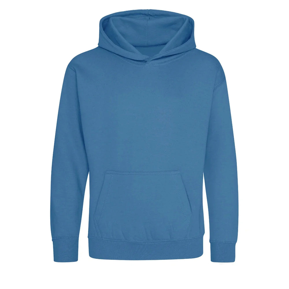 Custom Upload Your Own hoodie – blue kids' hoodie featuring the Custom Upload Your Own Players Couture logo